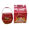 Red basket gift box, festival gift, hand-held decoration, home decoration, creative gift packaging box Item Picture